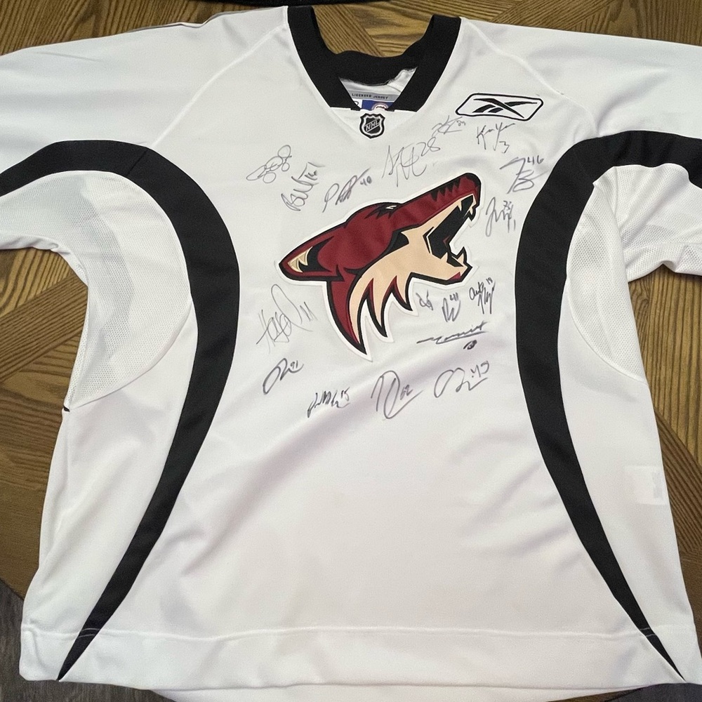 Autographed Arizona Wolves Reebok Jersey